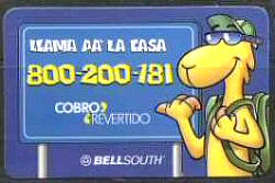 Llama Phone Card