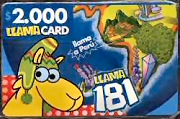 Llama Phone Card